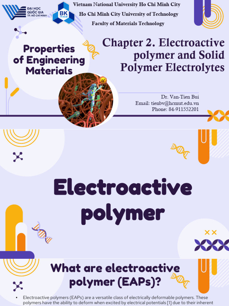 Chapter 2. Electroactive Polymer and Solid Polymer Electrolytes | PDF ...