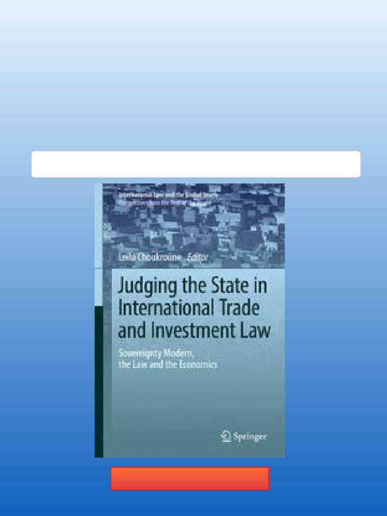 1567judging The State in International Trade and Investment Law ...