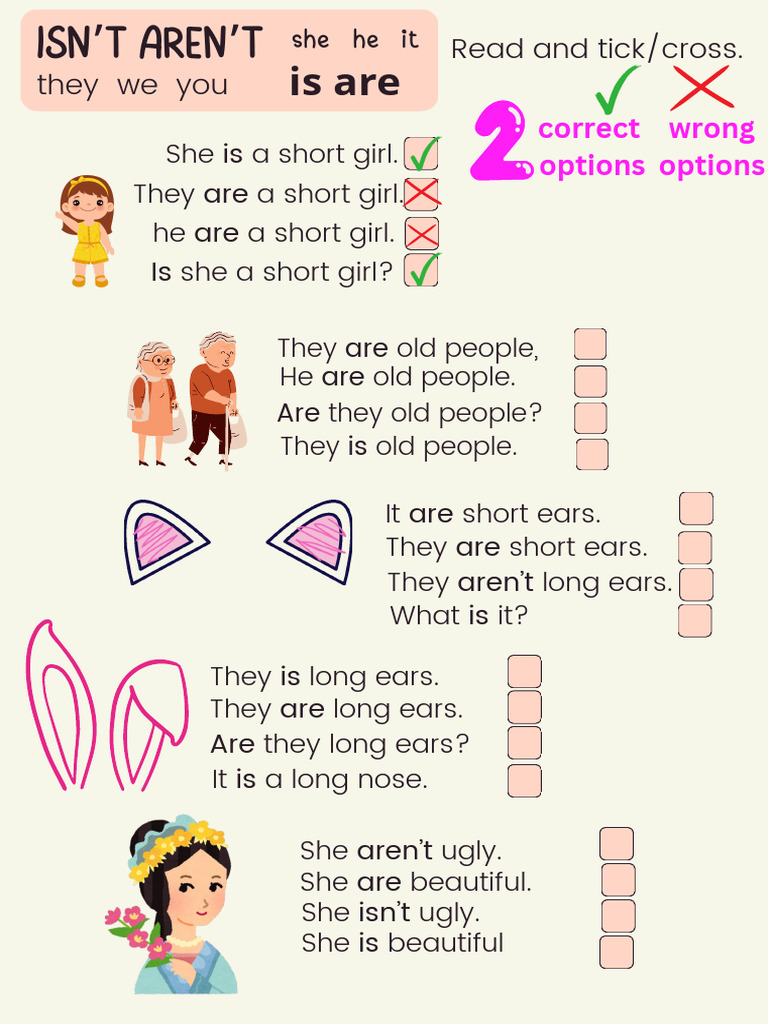 Grammar Practice: Short and Long Descriptions | PDF | Zoology