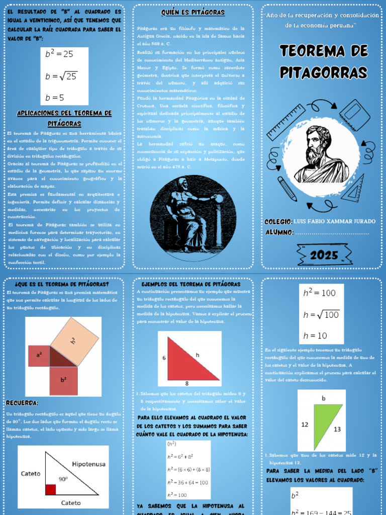 Copia de Copia de Folleto Tríptico Flyer Academia de Clases de Repaso ...