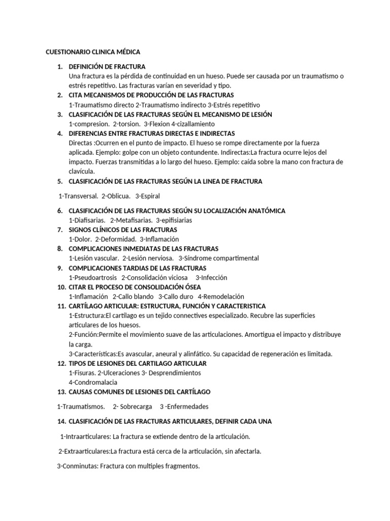 Guía Completa sobre Fracturas y Lesiones Óseas | PDF | Osteoporosis | Hueso