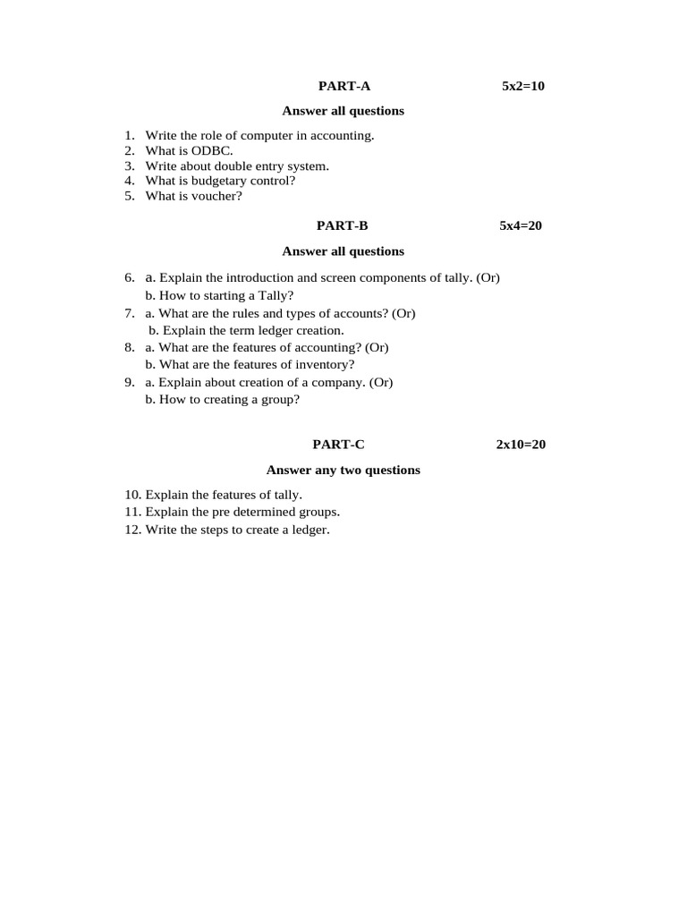 Computer Accounting and Tally Guide | PDF