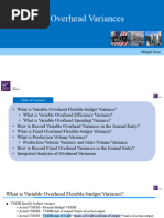 Overhead Cost Variance Analysis Guide | PDF | Business | Business Economics