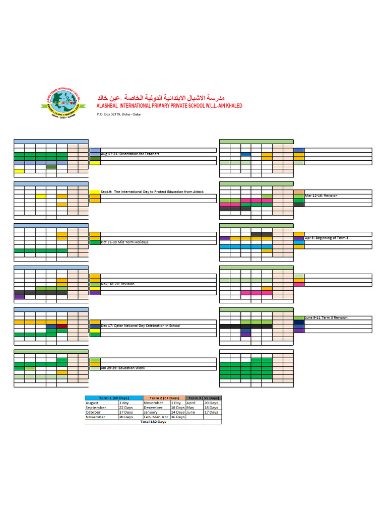 AIS School Calendar 2025-26 | PDF | Observances