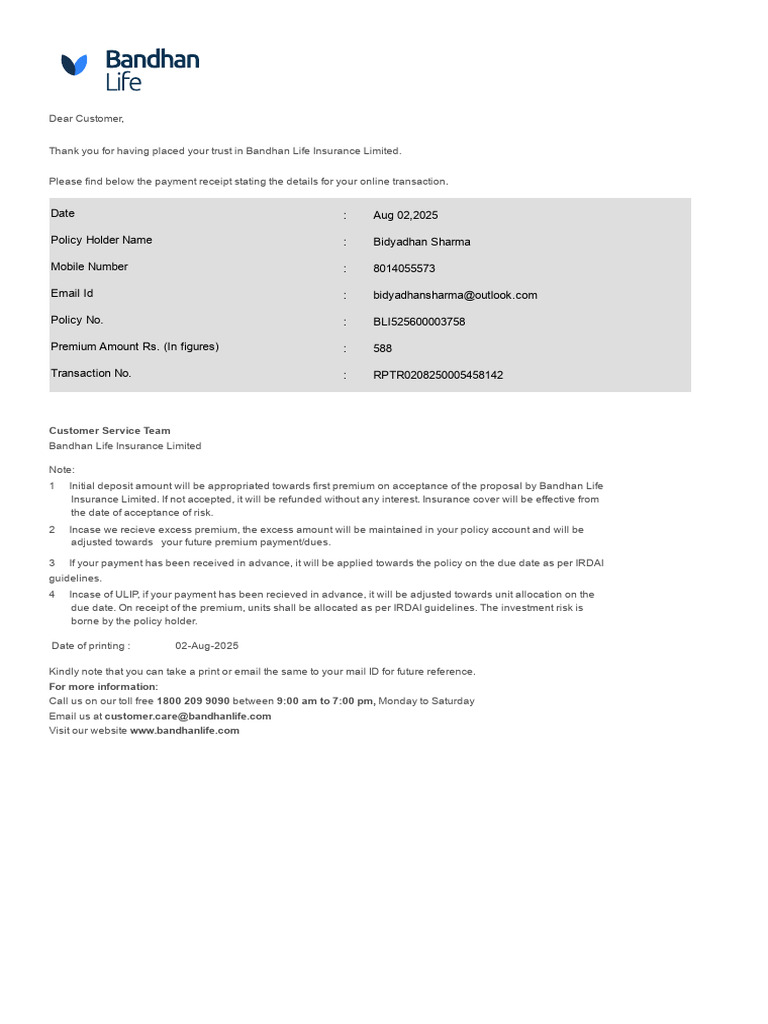 Customer Service Team | PDF