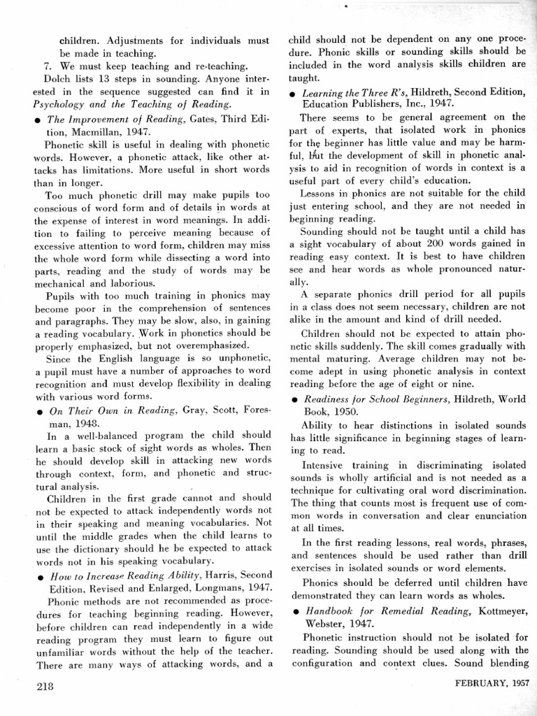 Phonics in Early Reading Education | PDF | Phonics | Psycholinguistics