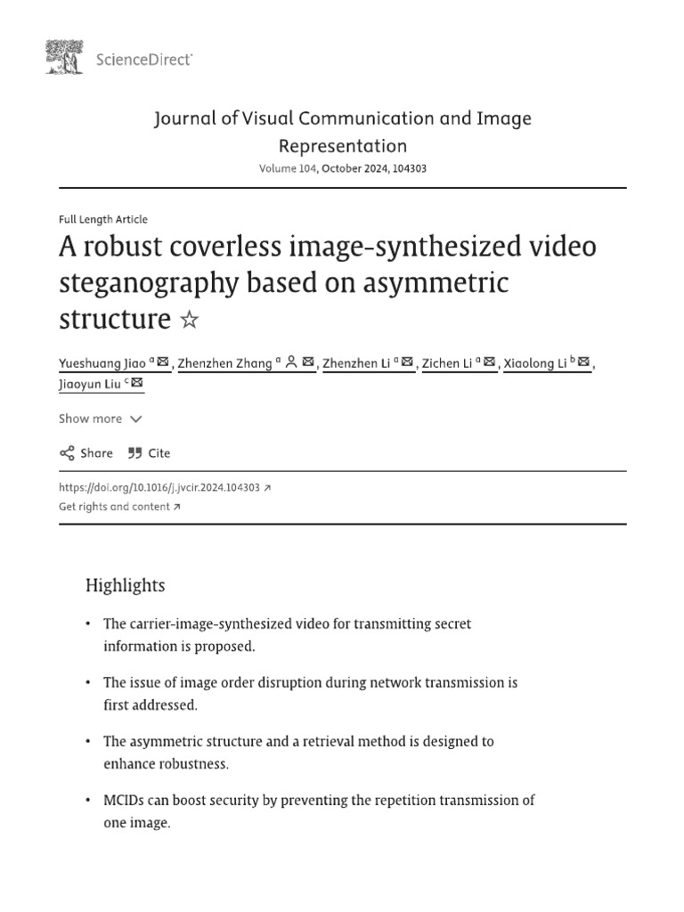 A Robust Coverless Image-Synthesized Video Steganography Based On ...