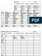 Teamsheets 2012 WK 4