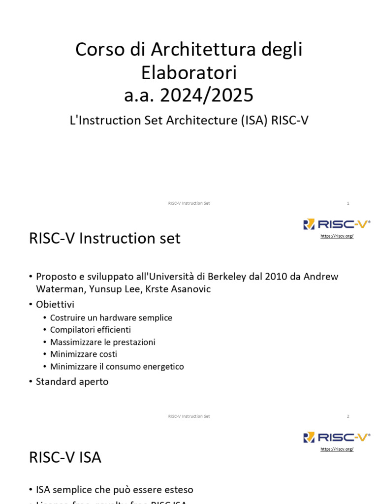 Risc V Isa v2.0 Part2 | PDF