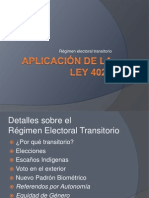 Charla - Ley 4021