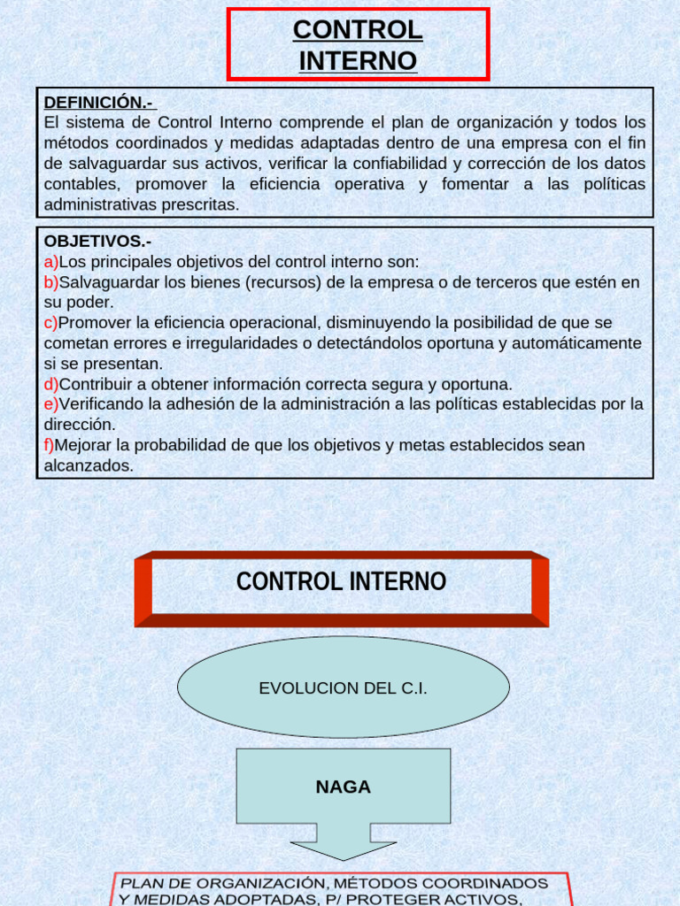 Importancia del Control Interno en Empresas | PDF | Auditoría