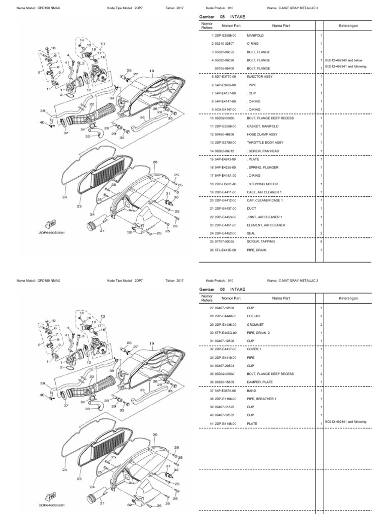 GPD150 Nmax Intake | PDF