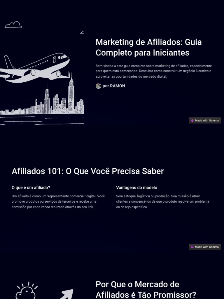 Guia de Marketing para Afiliados Iniciantes | PDF | Marketing | Business