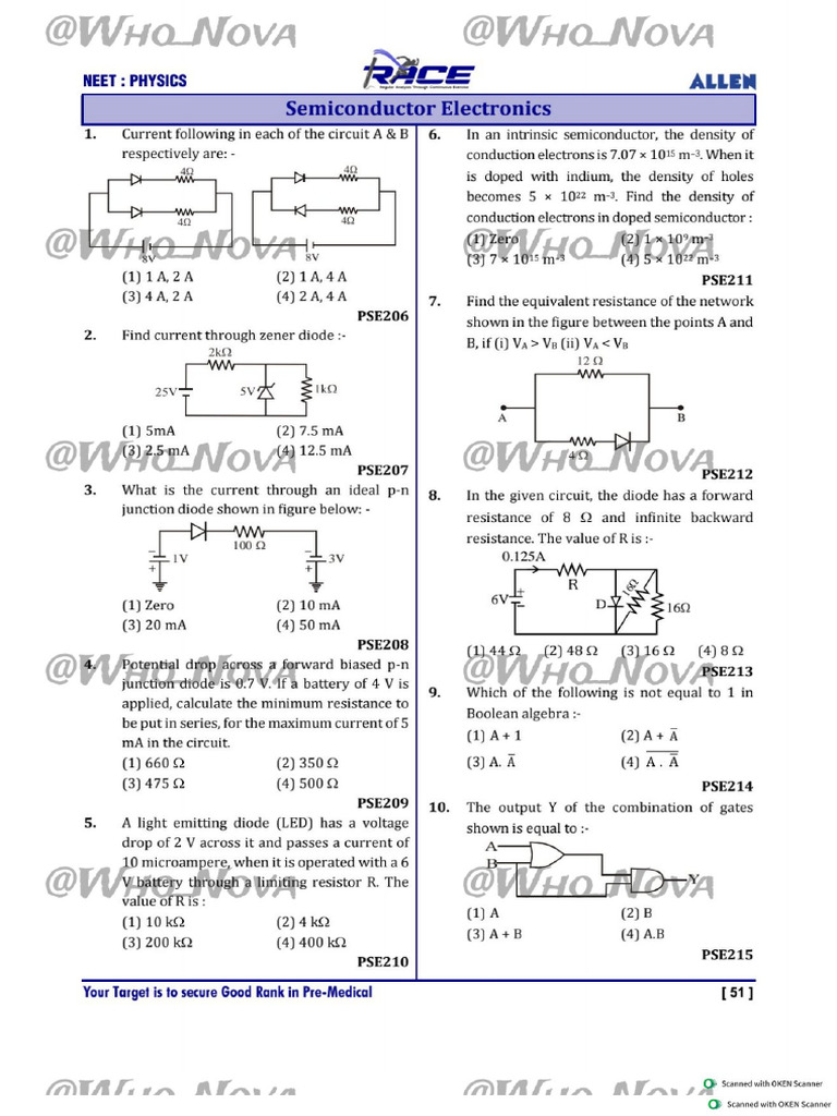 Allen Race Module 2026 Test Series For Jee | PDF