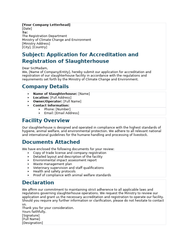 Approval Letter MOCCAE | PDF