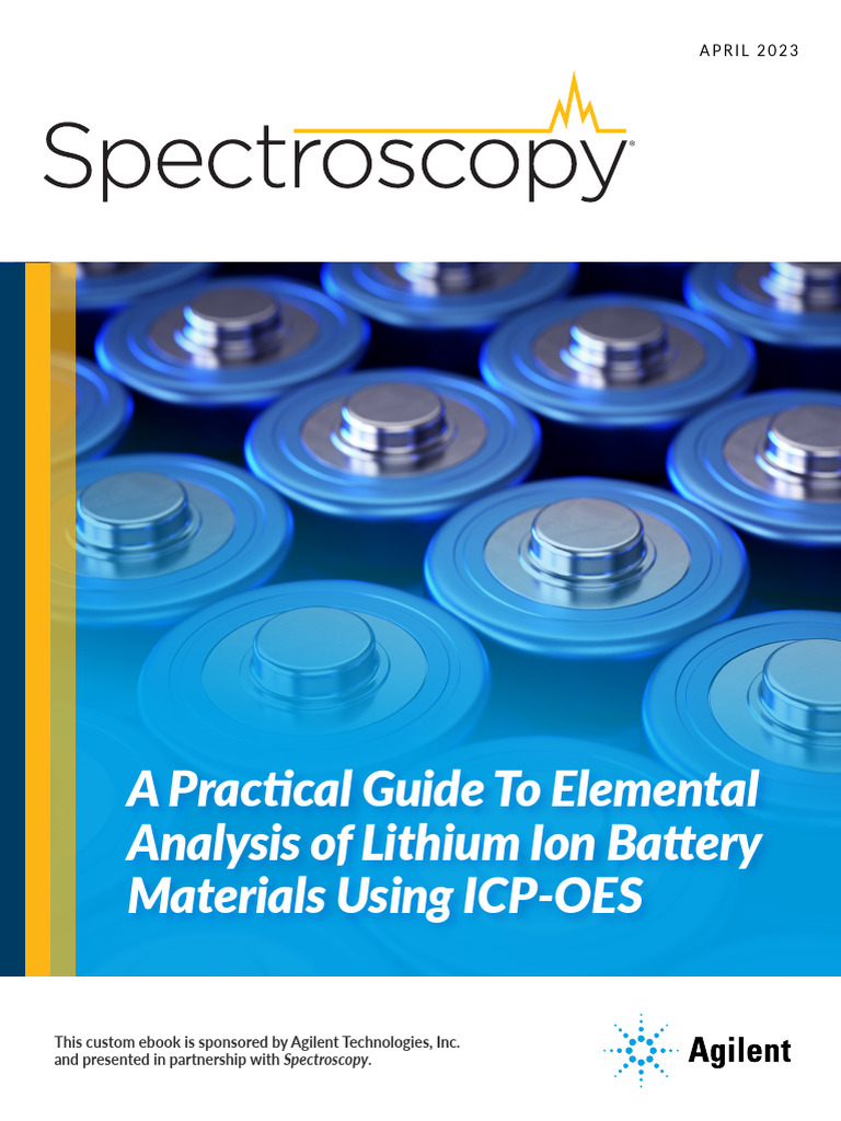 Elemental Analysis of Lithium-Ion Batteries | PDF | Lithium Ion Battery ...