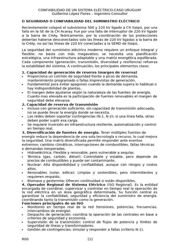 Articulo Revista Seguridad y Confiabilidad R00 Ag.25 | PDF | Energía ...