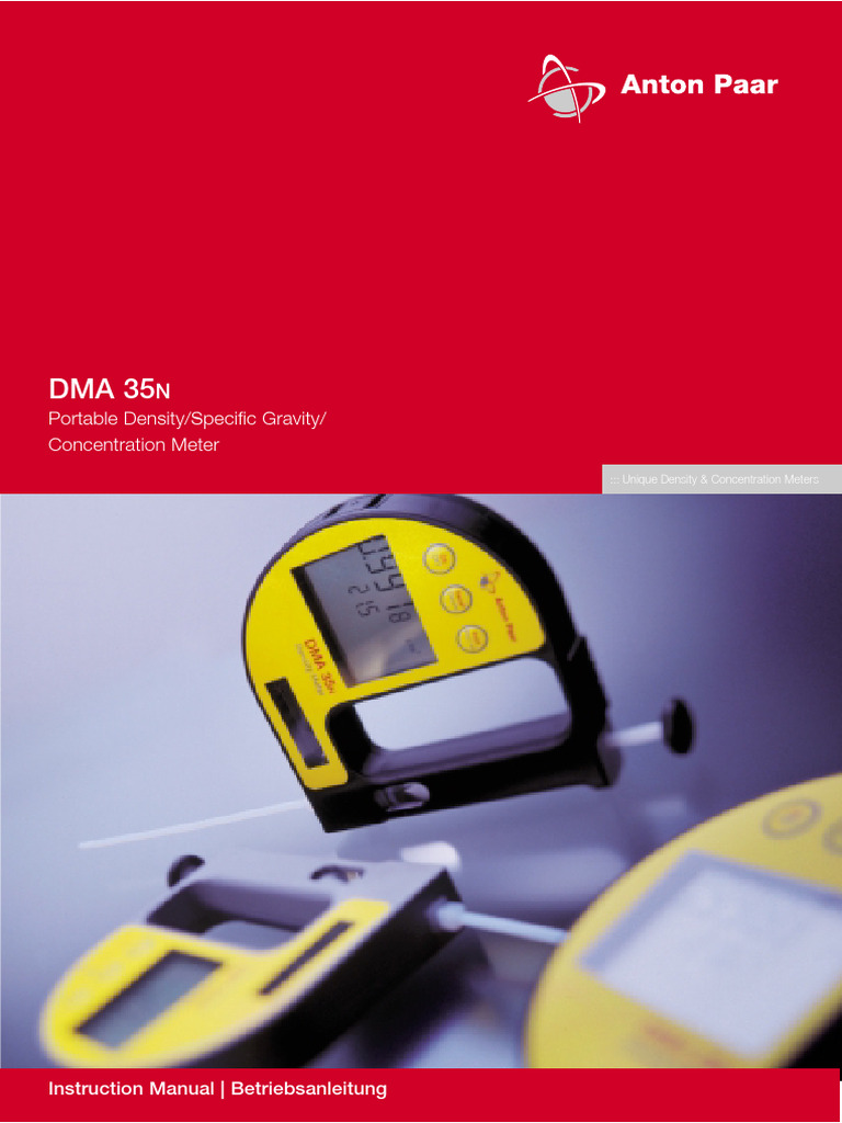 Anton Paar Density Meter - 4195863 - 01 | PDF