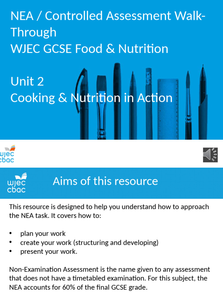 NEA Guidance for GCSE Food & Nutrition | PDF | Experiment | Hypothesis