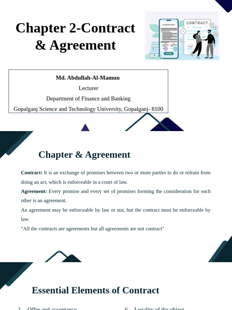 Understanding Contracts and Agreements | PDF | Consideration | Consent