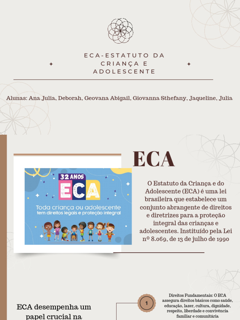 Direitos e Proteção no ECA | PDF | Violência | Adolescência