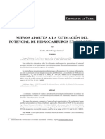 Nuevos Aportes Al Conocimiento Sobre Potencial Hidrocaburifero de Colombia