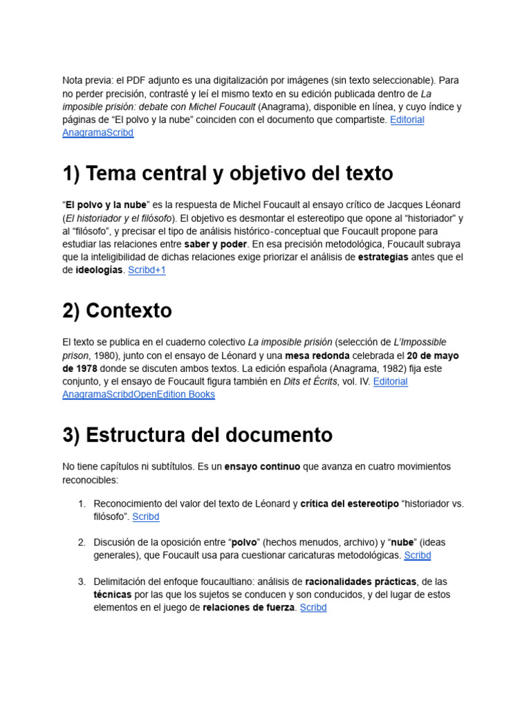 Foucault: Estrategias de saber y poder | PDF | Michel Foucault | Ensayos