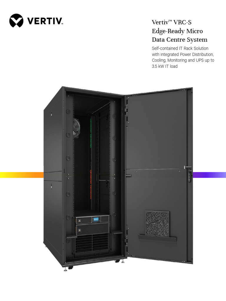 Vertiv VRC-S: Integrated Edge Data Centre | PDF | Data Center ...