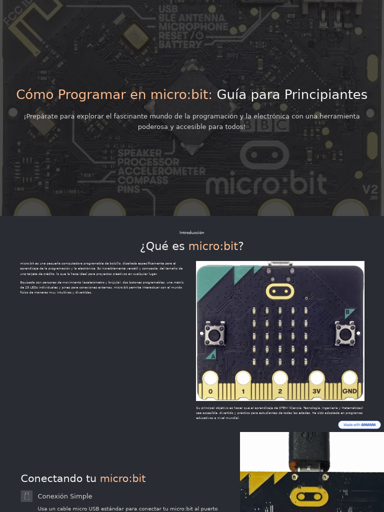 Guía de Programación para micro:bit | PDF | Python (lenguaje de ...
