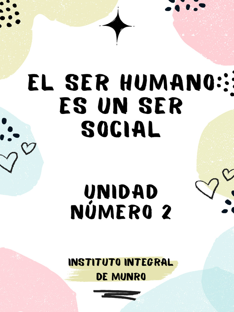 Unidad 2 - El Ser Humano Es Un Ser Social | PDF
