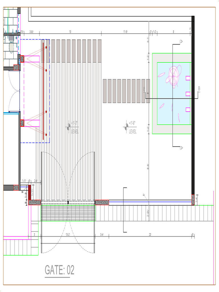 Bashat Vita Gate RCC Drawings | PDF