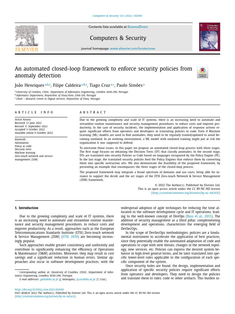 2P - An Automated Closed-Loop Framework To Enforce Security Policies ...