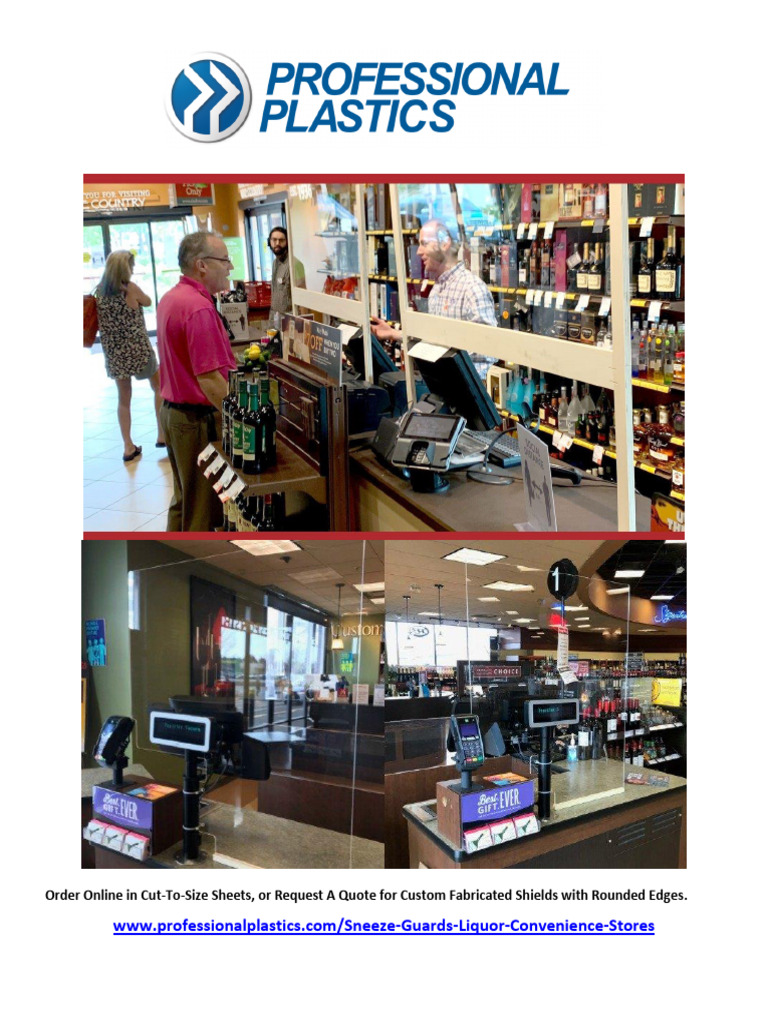 Sneeze Guards for Stores: Custom Options | PDF