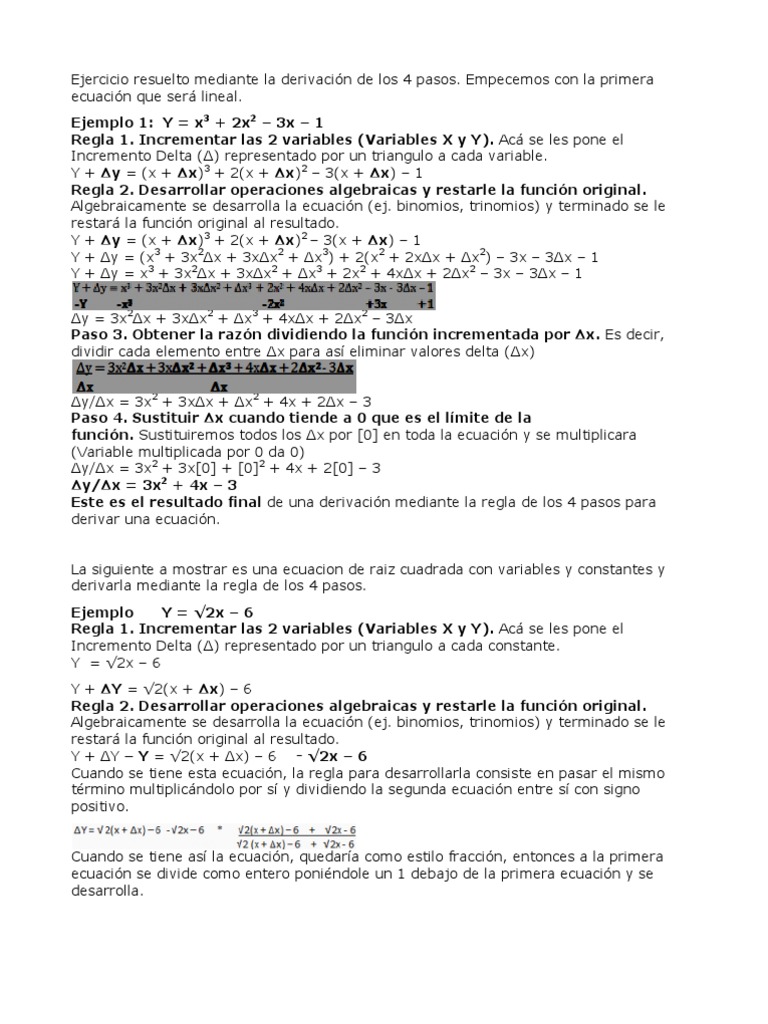 Regla de Los 4 Pasos | PDF