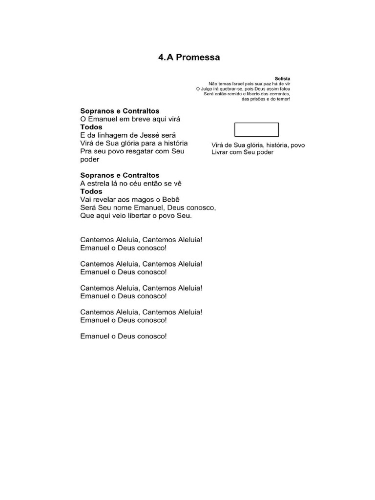 02 a Promessa(Letra) (1) | PDF