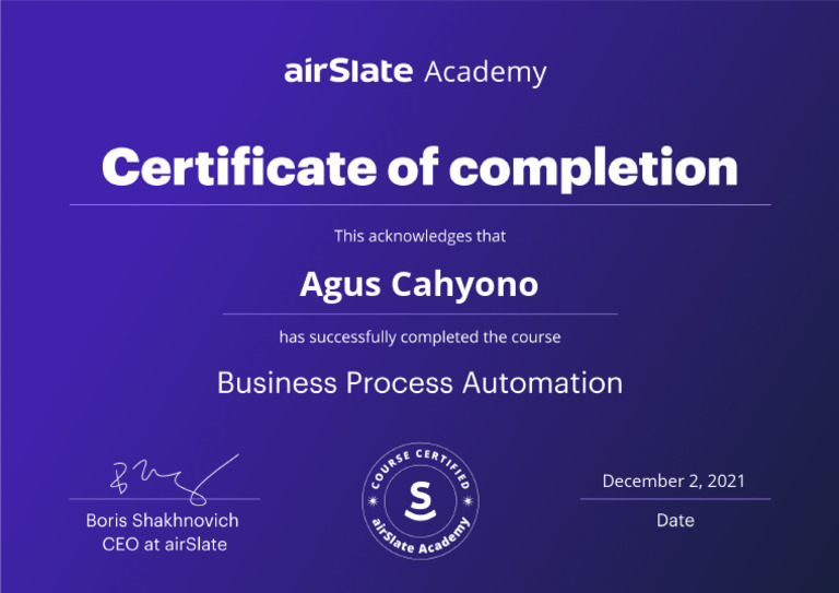 Business Process Automation | PDF