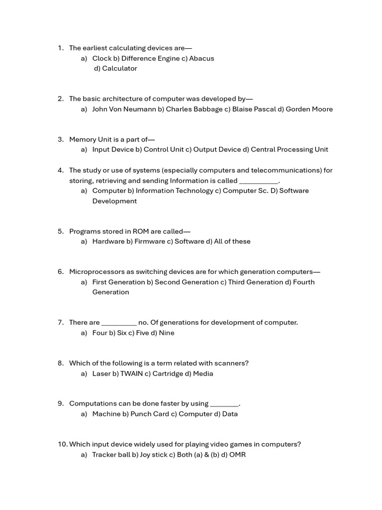 Document | PDF | Computer Data Storage | Random Access Memory