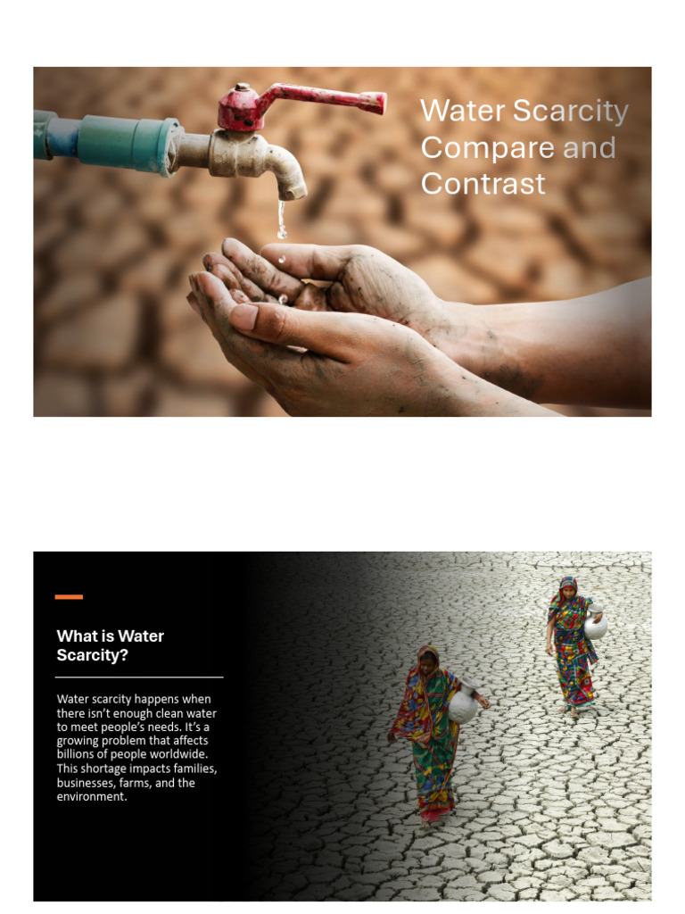 Understanding Water Scarcity Types | PDF