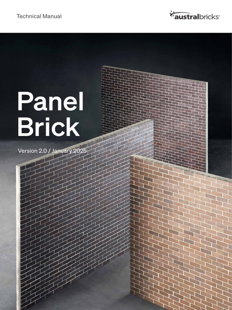 PanelBrick ProductInformationPage AP TechnicalManual | PDF | Brick ...