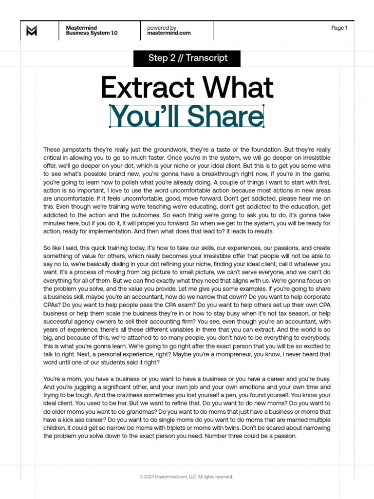 TX+Step+2+ +Extract+What+You'Ll+Share+ | PDF | Certified Public Accountant