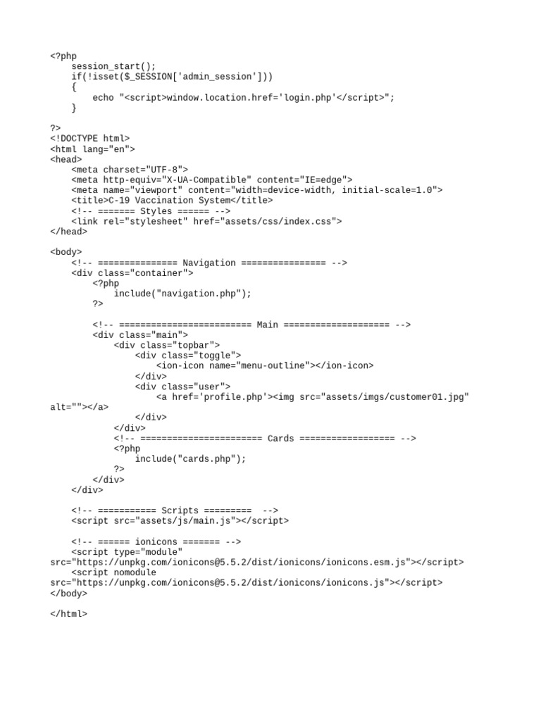 Index Admin | PDF