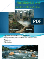 Erosión de Las Corrientes Fluviales
