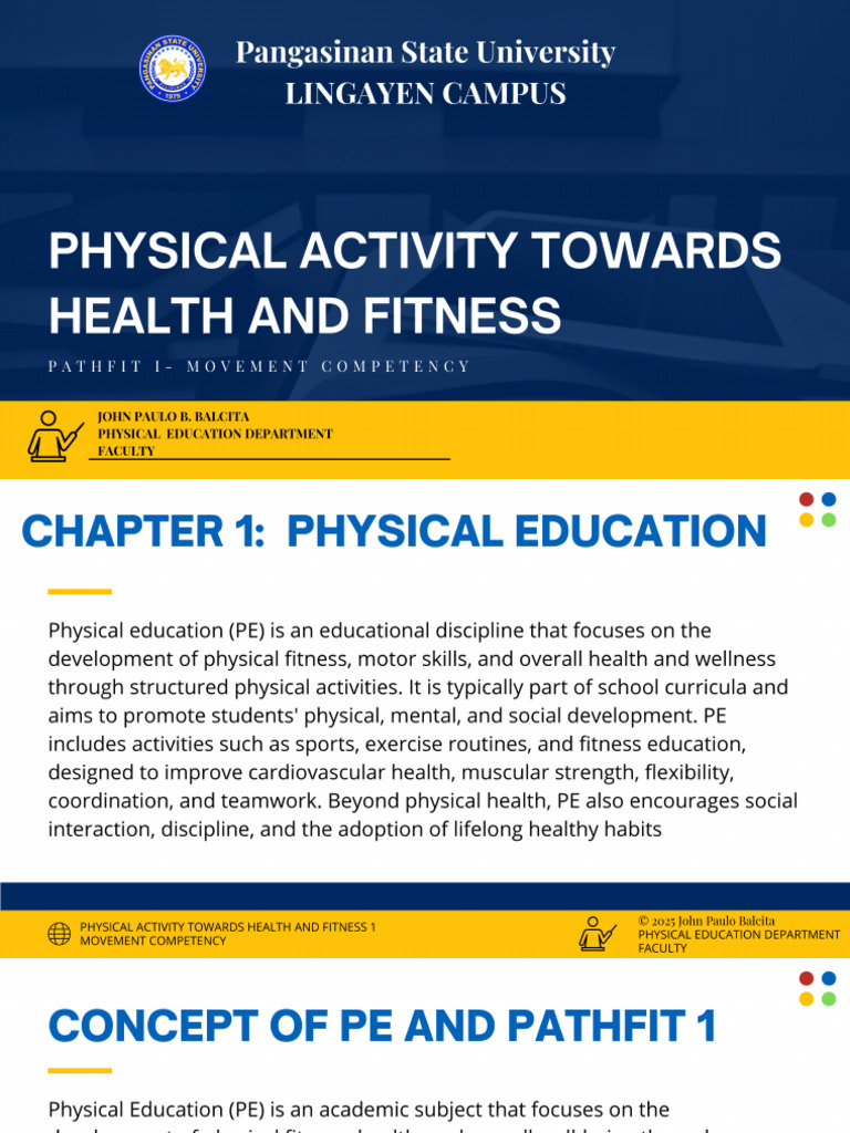 Pathfit I Chapter I | PDF