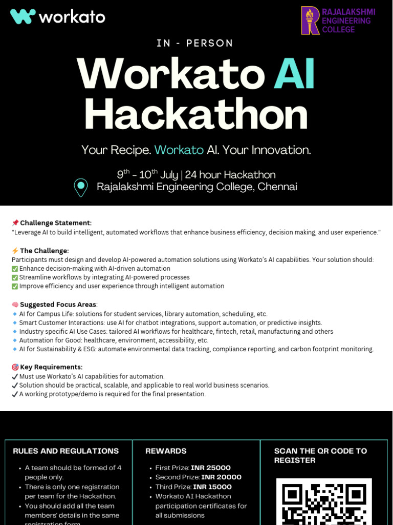Workato AI Hackathon 2023 Overview | PDF | Artificial Intelligence ...