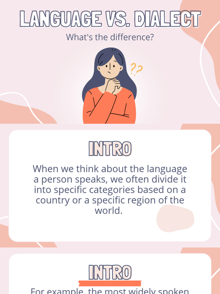 Language vs. Dialect Explained | PDF