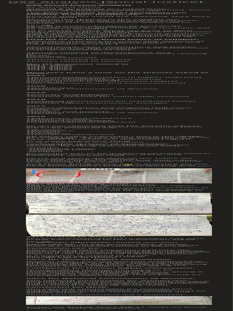 GS2 Analysis (Social Justice) | PDF