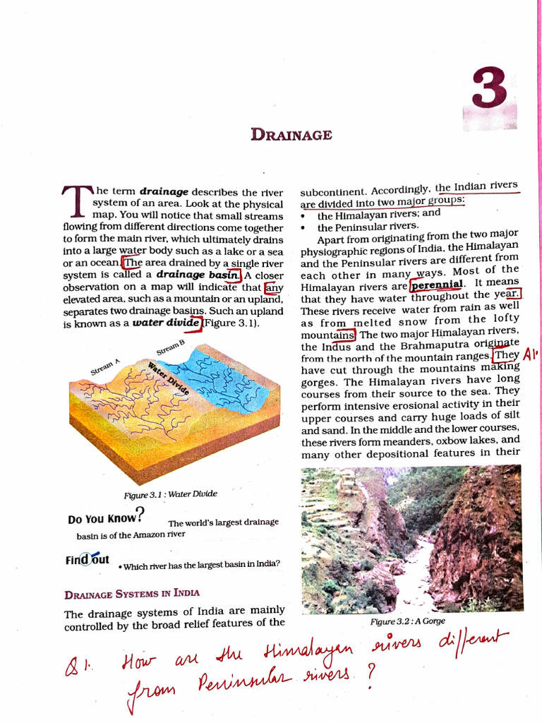 Understanding Drainage Basins in Geography | PDF | Indus River ...
