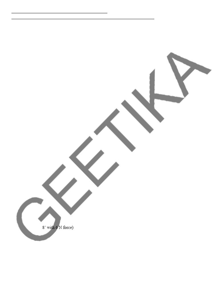 Assignment - Vectors - Watermark | PDF | Force | Euclidean Vector