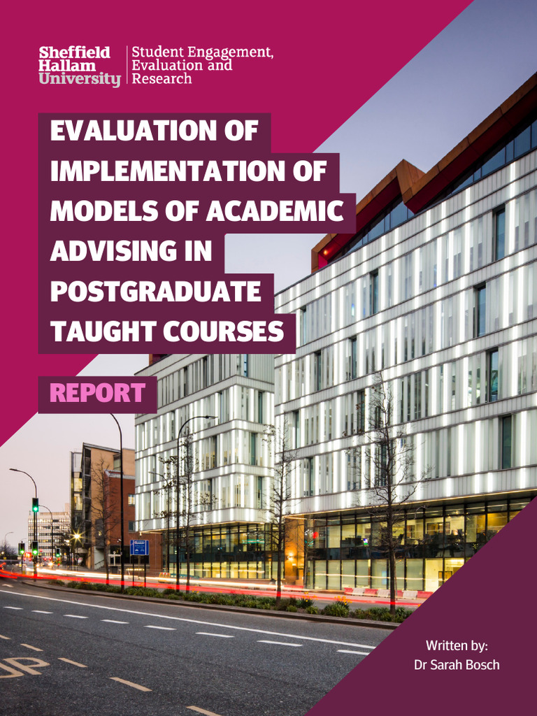 Academic Advising Models Evaluation Report | PDF | Statistics | Curriculum