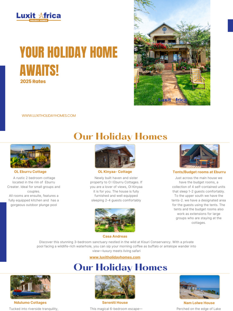 Luxit Holiday Homes Overview | PDF | Interior Design | Home